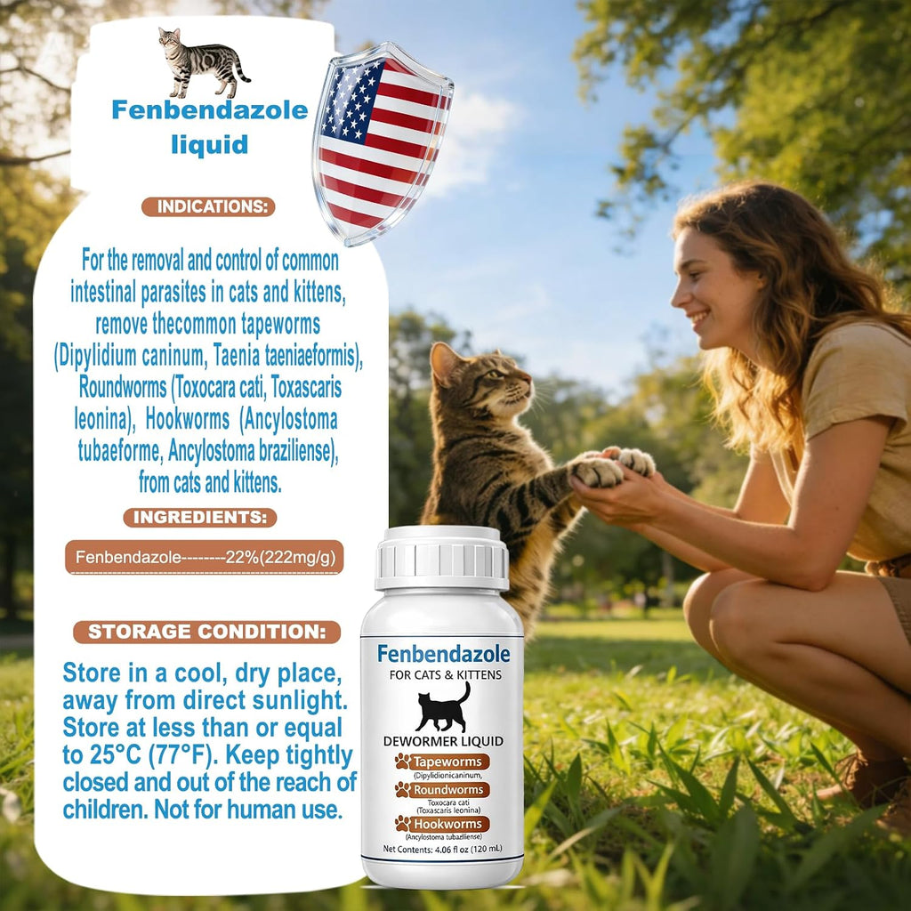 Fenbendazole broad spectrum treatment for feline digestive health