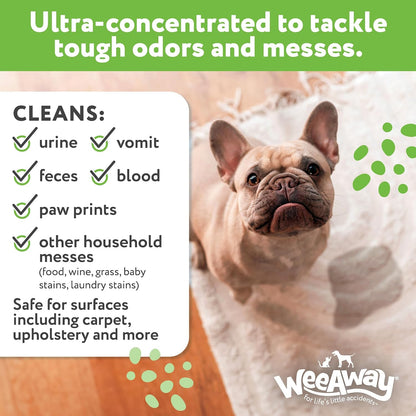Wee Away X2 bio-enzymatic pet cleaner for carpets and furniture