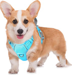 BARKBAY No Pull Dog Harness Large Reflective Dog Harness with Front Clip and Easy Control Handle for Walking Training Running with ID tag Pocket(Pink,L) - Image 12