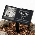 ODB Personalized Dog Memorial Stone, Memorial Garden Stone for Cat and Pets - Image 1