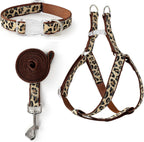 Mile High Life Leopard Dog Harness Collar Leash Set, Adjustable No Pull Dog Halter Harness for Small Breed Dogs, Easy Control for Training Walking (Pink, S Chest 11"-18", Neck 10"-14") - Image 15