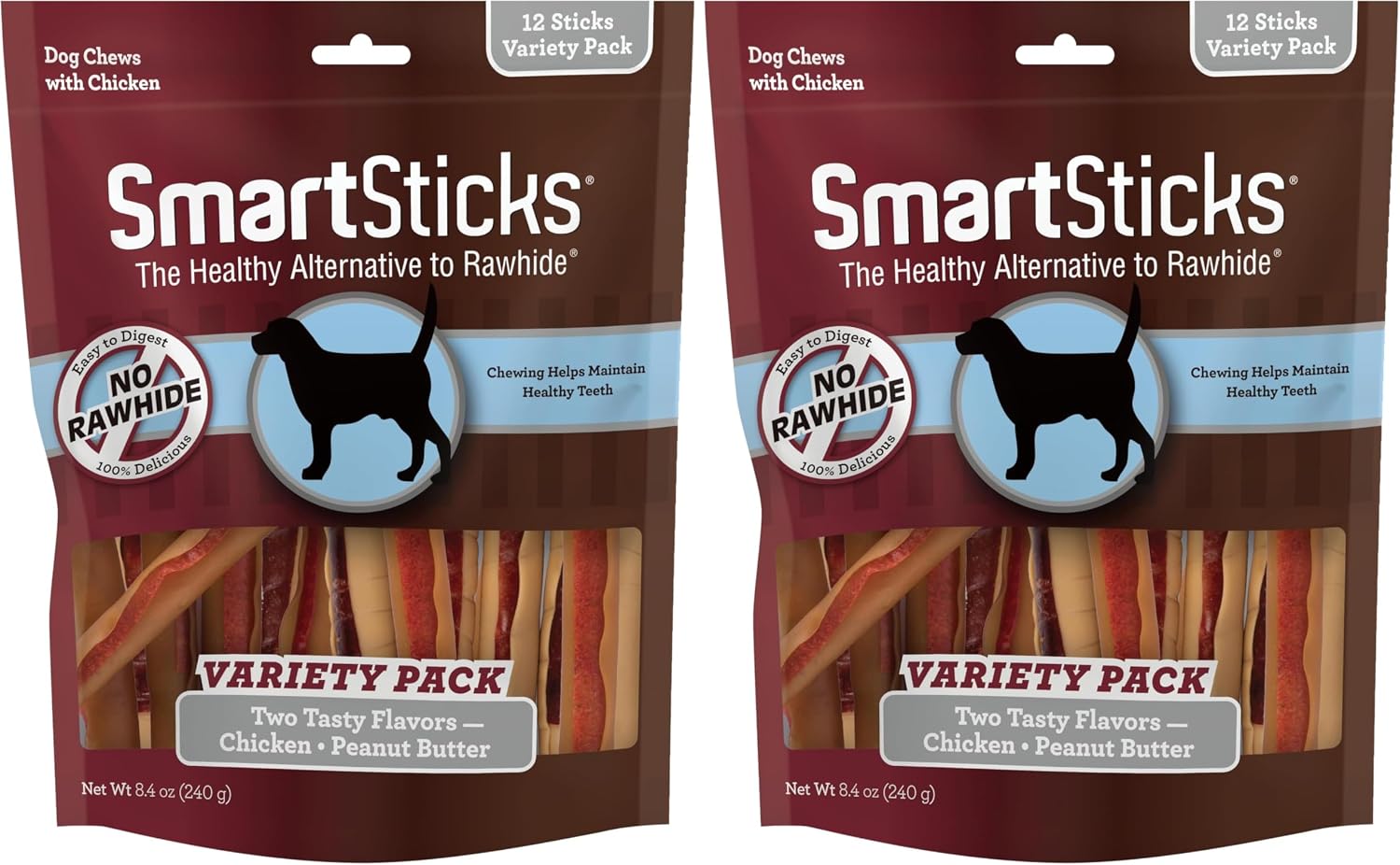 SmartBones SmartSticks With Real Peanut Butter, Rawhide-Free Chews for Dogs, 25 Count - Image 14
