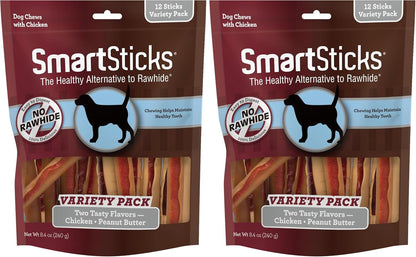 SmartBones SmartSticks With Real Peanut Butter, Rawhide-Free Chews for Dogs, 25 Count - Image 14