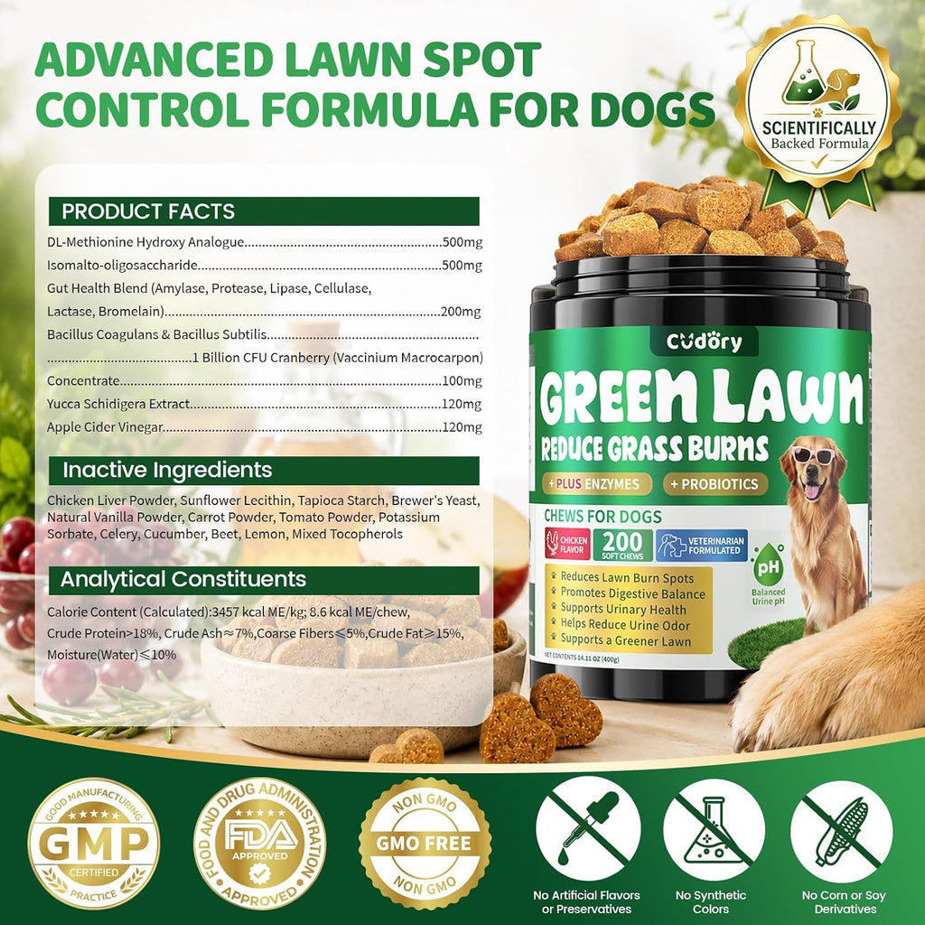 Kinpur Pet Care canine urinary wellness and lawn defense supplements.