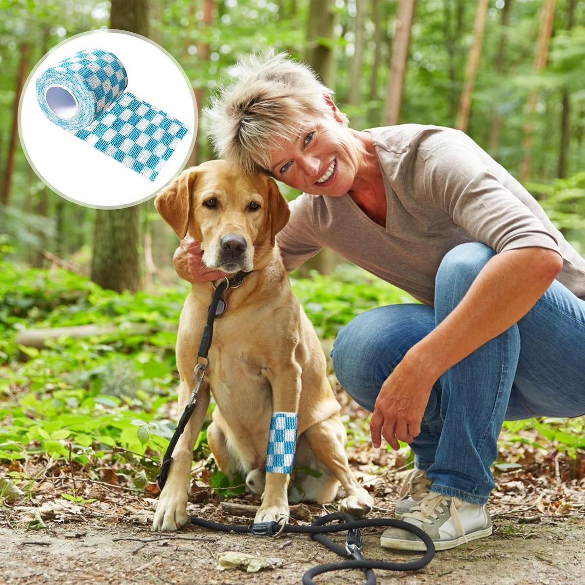 Lypocs veterinary wrap for cat ankle sprain support