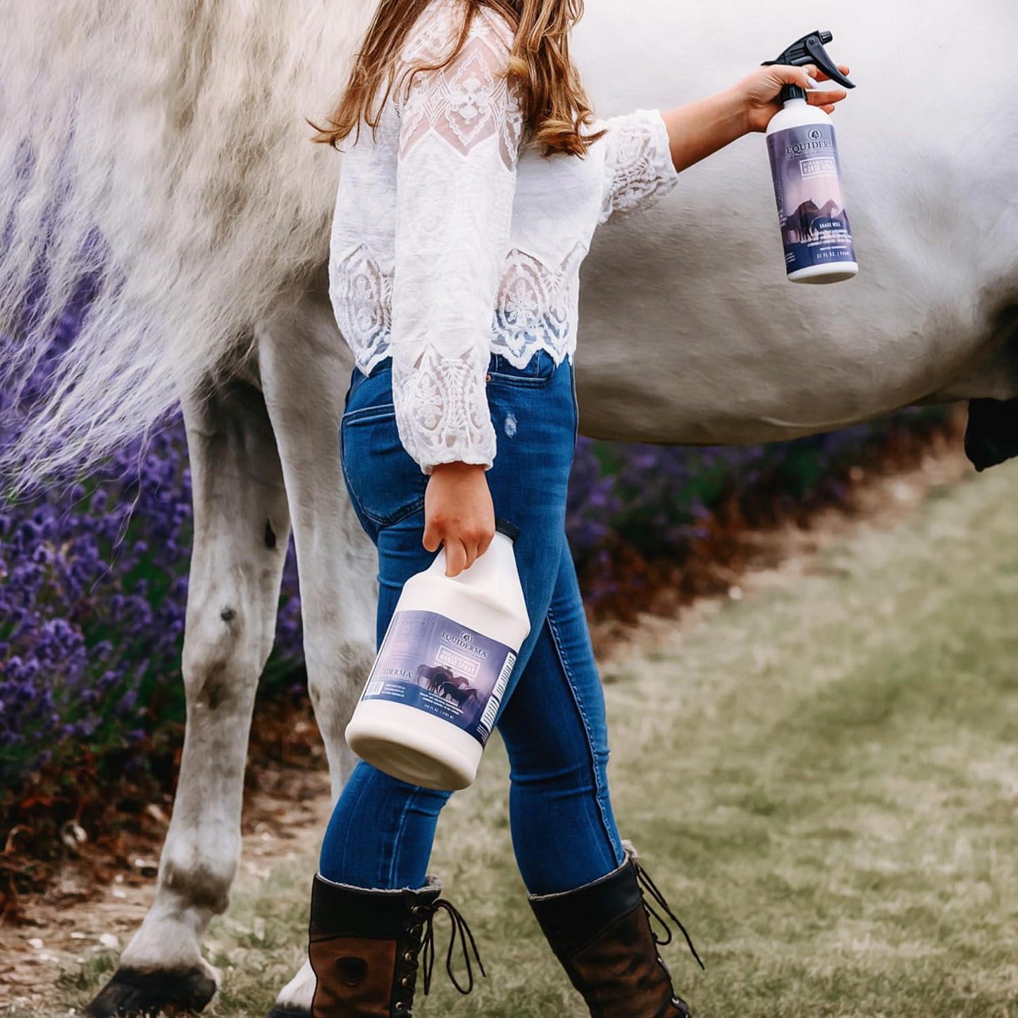 Natural essential oil insect protection for horses