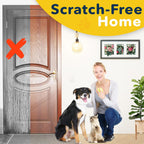 Protecto door protector applied to home wall corner