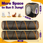 Rywell ten foot pet playpen folded down next to its compact black carry bag.
