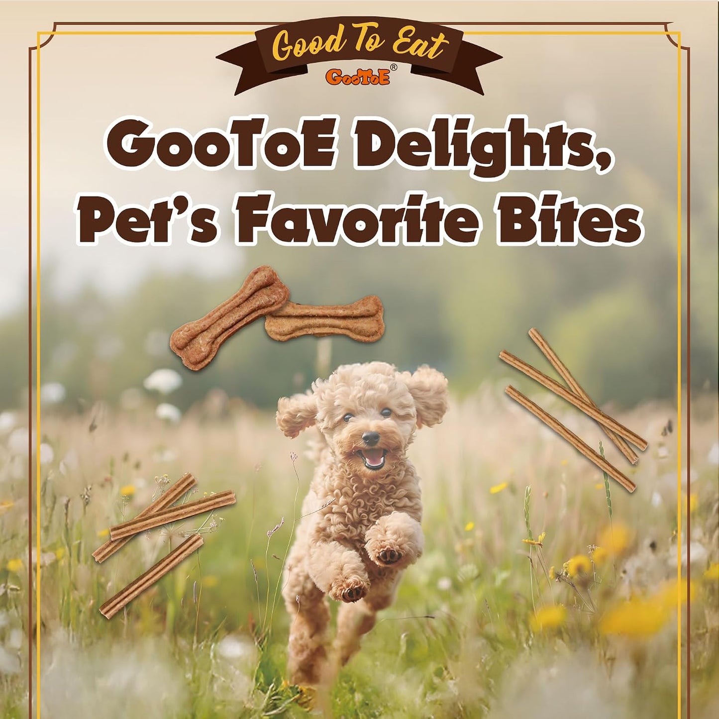 Healthy low-fat buffalo chews for dog rewards
