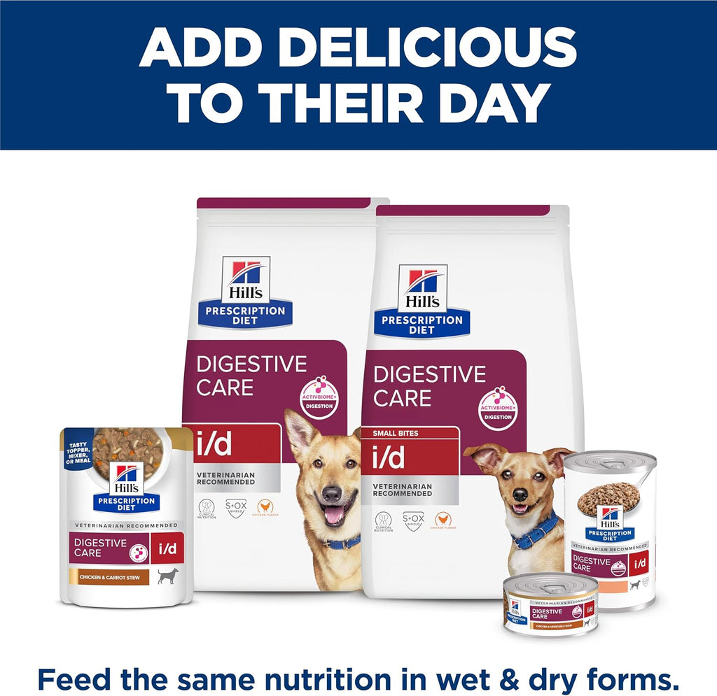 Hill's Prescription Diet i/d Digestive Care Chicken Flavor Dry Dog Food, Veterinary Diet, 27.5 lb. Bag - Image 10