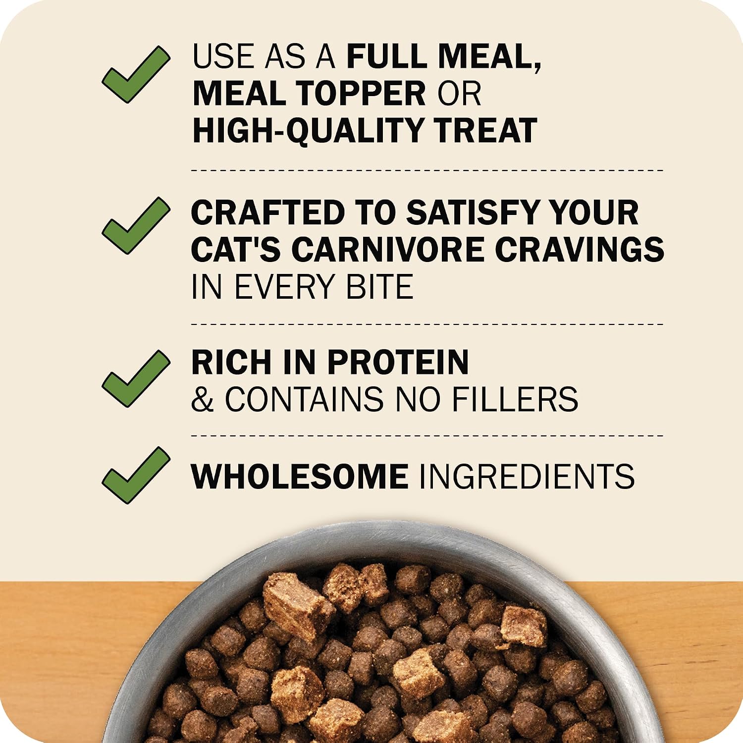 Grain free chicken cat food nutrition facts panel