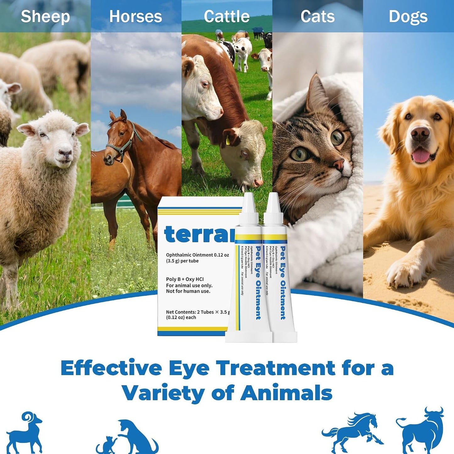 Application nozzle details of DURVMED pet eye moisture cream.