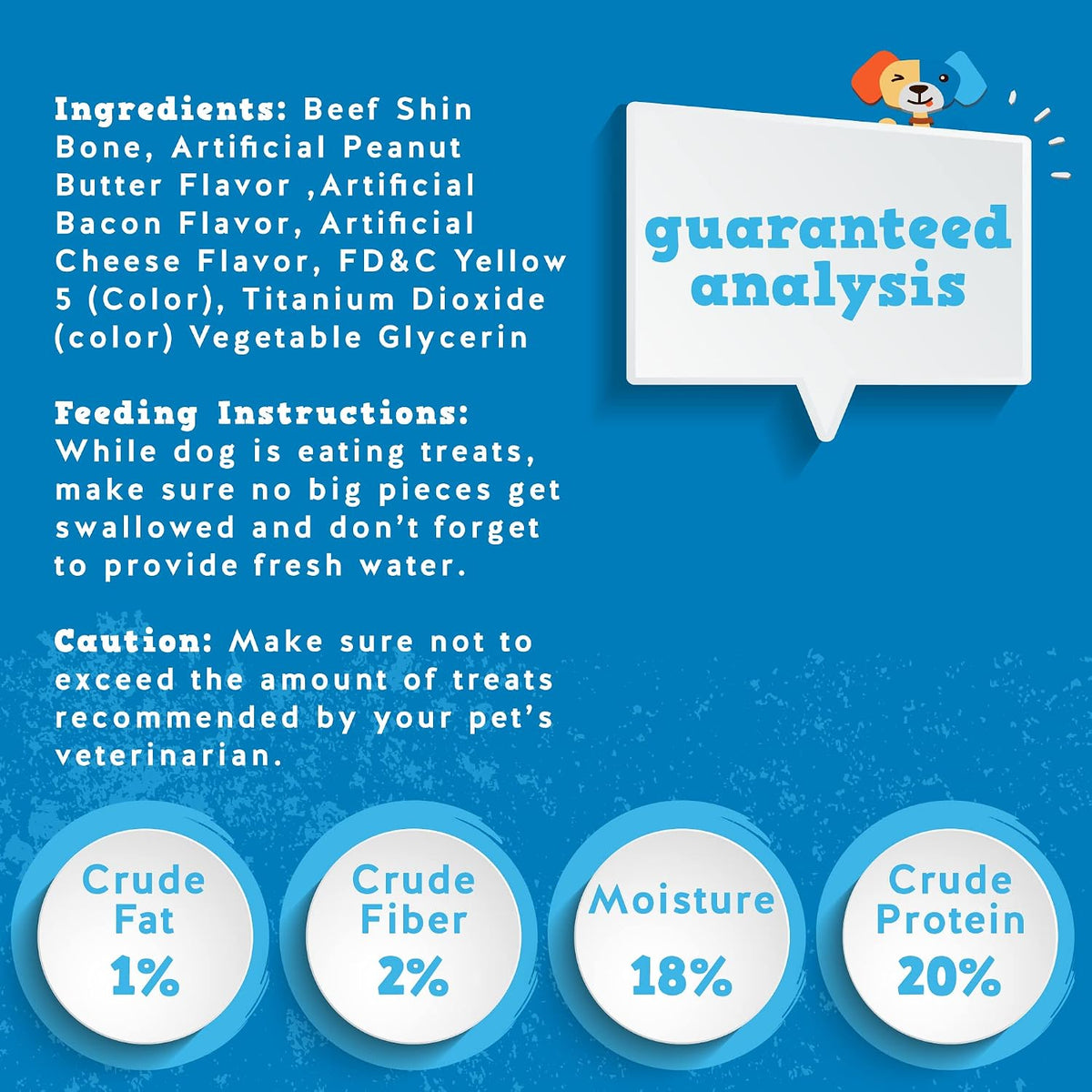 Natural grass-fed beef bone with peanut butter center