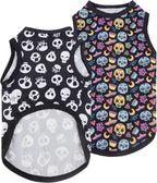 CuteBone Dog Shirts 2-Pack Soft Pet Clothes Breathable Summer Vest for Small Puppy and Stretchy Cat Apparel - Image 10