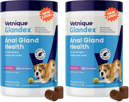 Vetnique Glandex Anal Gland Soft Chew Treats with Pumpkin for Dogs Digestive Enzymes, Probiotics Fiber Supplement for Dogs Boot The Scoot (Peanut Butter Chews, 60 Count) - Image 13