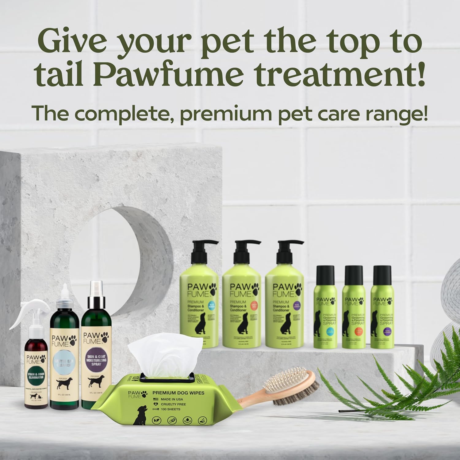 Multi pet grooming wipes pack on a clean background.