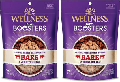 Wellness Bowl Boosters Bare Freeze Dried Dog Beef Food Topper for Small, Medium, and Large Breeds, Grain Free, Natural, 4 oz Bag - Image 13