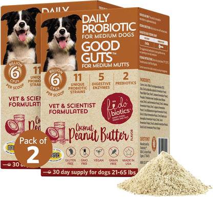 Fidobiotics Good Guts Probiotics for Dogs - Dog Probiotic Powder for Digestive Health, Gas Relief & Firmer Stools, 6B CFUs, Enzymes & Prebiotics, Medium Dogs, Puppies & Adults - Image 15