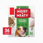 Purina Moist and Meaty with Real Chicken Recipe Soft Dog Food Pouches - 36 ct. Box - Image 9