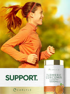 Carlyle Turmeric Curcumin with Black Pepper | 180 Capsules - Image 6