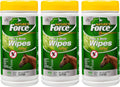 Manna Pro Natures Force Face and Body Wipes for Fly Control three pack front view