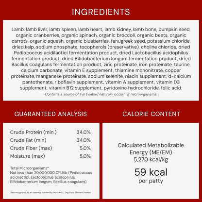 Stella & Chewy's Freeze-Dried Raw Dinner Patties - Dandy Lamb Recipe - High Protein Grain-Free Puppy & Dog Food - Perfect For Picky Eaters - 25 oz - Image 10