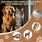 Stainless steel pet grooming rake blades with safe rounded tips.