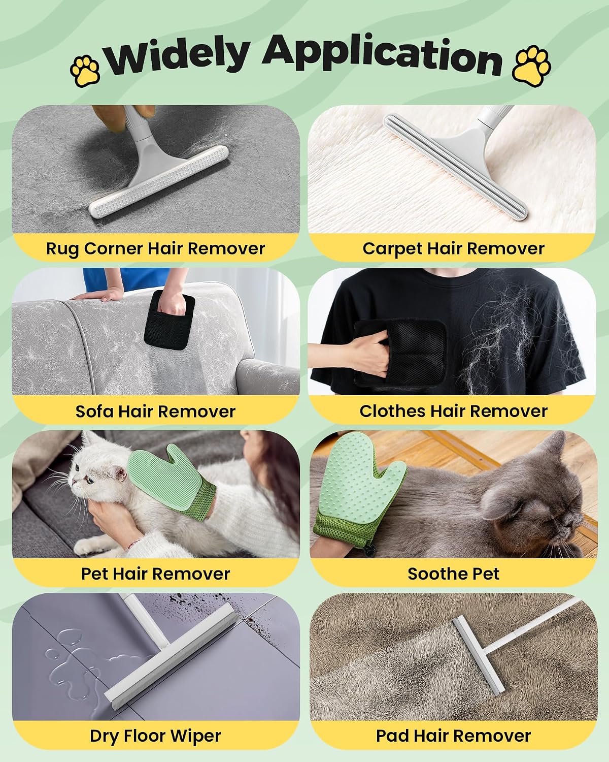 Pwbslai pet hair removal tool set in professional packaging