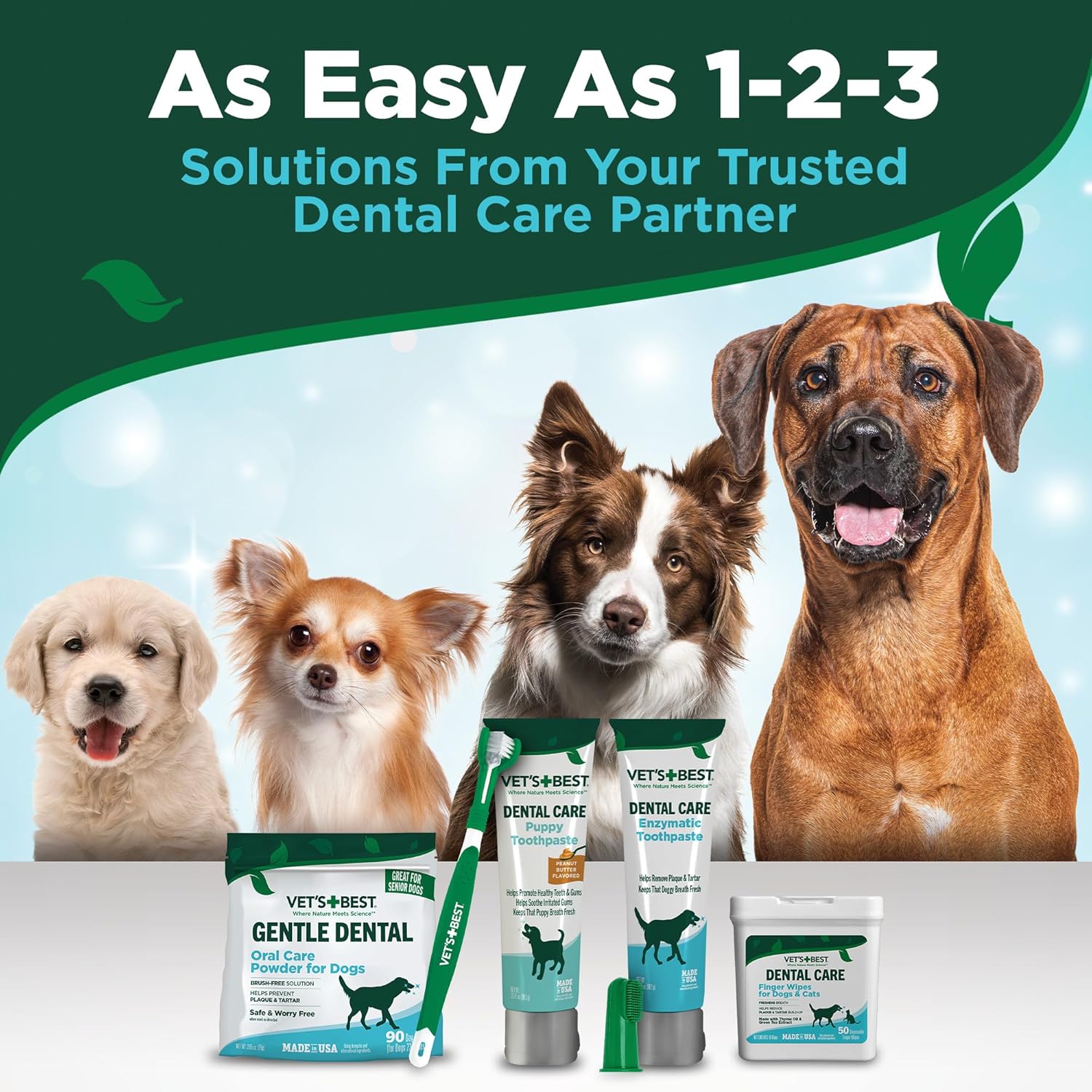 Vet's Best dental gel for tartar control and fresh breath