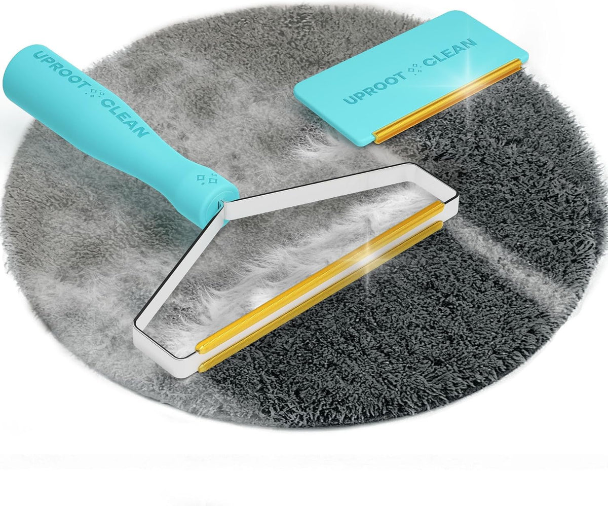 Uproot Cleaner Pro Pet Hair Removal Tool -2 Pack-Special Dog Hair Remover Multi Fabric Edge and Carpet Rake by Uproot Clean-Cat Fur Remover for Couch, Pet Towers, Rugs, Cat Mats and Trunks & Much More - Image 9