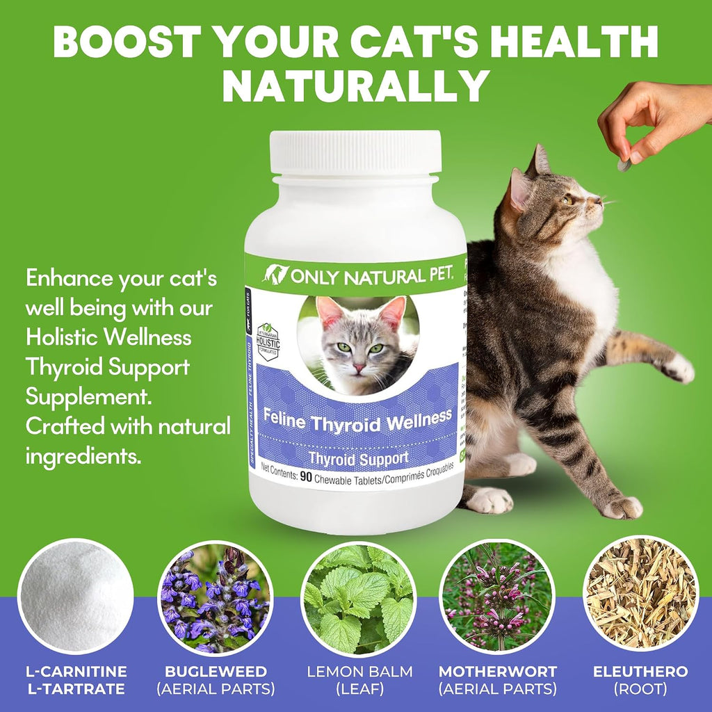 Only Natural Pet Thyroid Wellness cat supplement nutrition facts
