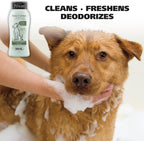 Wahl eucalyptus and spearmint dog shampoo back label details