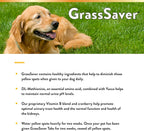 Close up of NaturVet GrassSaver tablet texture
