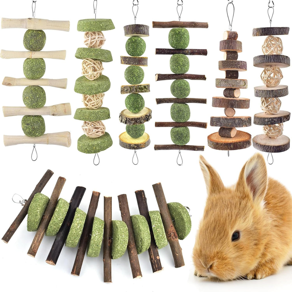 Packaging layout for Erkoon bunny chew toys for teeth grinding.
