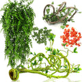 Grddaef reptile vines and hanging plants set front view