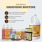 Natural Dog Company 8 Ounce dog grooming spray packaging
