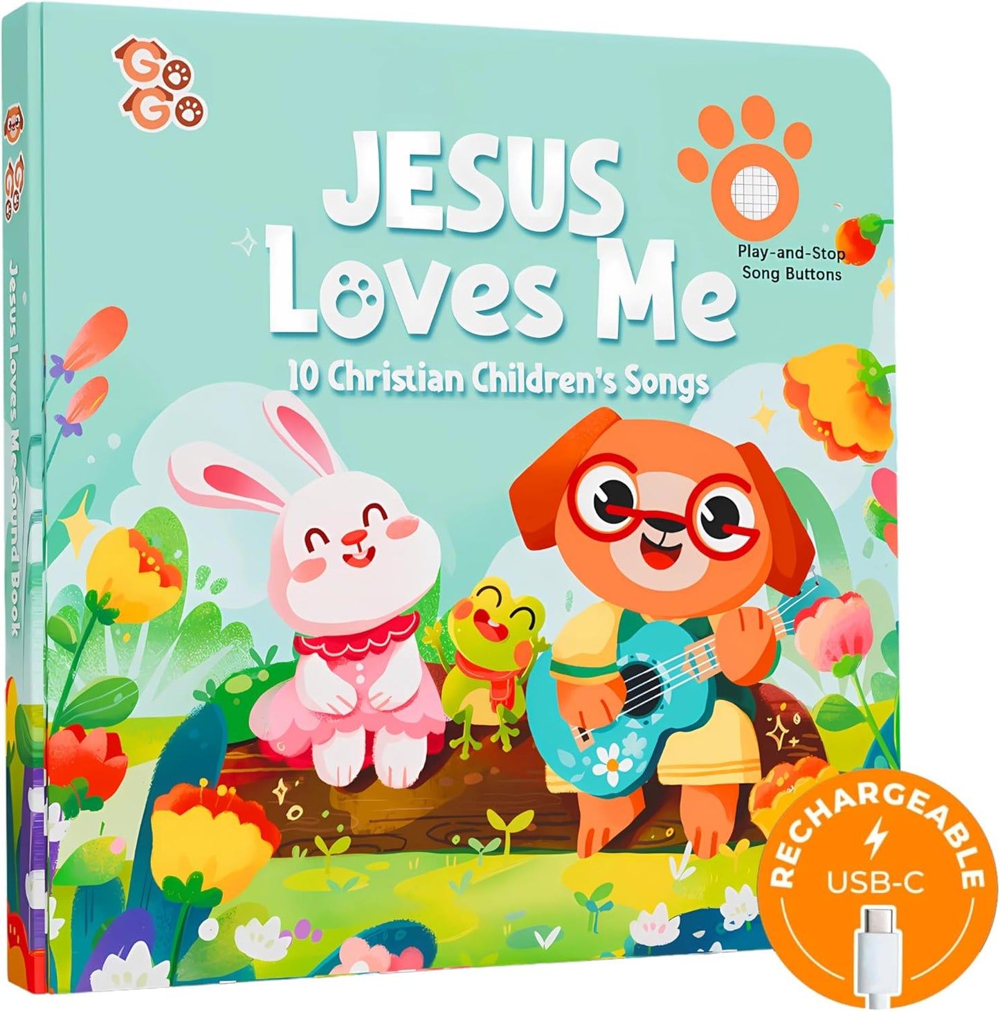 Go Go Jesus Loves Me Sound Book front cover