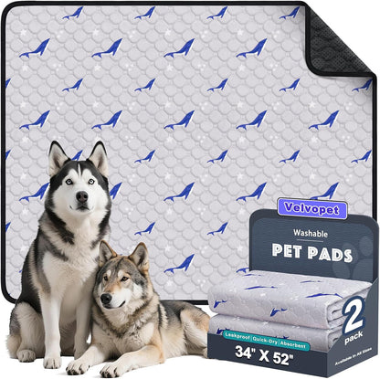 Washable Pee Pads for Dogs, 2 Pack Puppy Pads, Super Absorbent & Leakproof with Anti-Slip Bottom for Dog Training, Crates, Car, Pet Pee Pads, and Furniture Protection,18"x24" - Image 12
