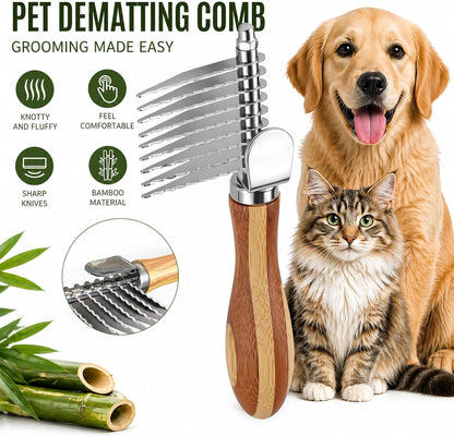 Authentic USA imported LARYEECHA pet rake premium packaging view