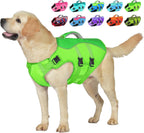 Petglad Dog Life Jacket, High Buoyancy Dog Life Vest with Handle for Swimming Boating, Adjustable Swimming Vest with Reflective Trim for Small Medium Large Dogs - Pink, L - Image 12