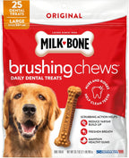 Milk-Bone Brushing Chews Original Chicken Flavor Daily Dental Dog Treats, Large, 33.7 Oz. Bag - Image 9