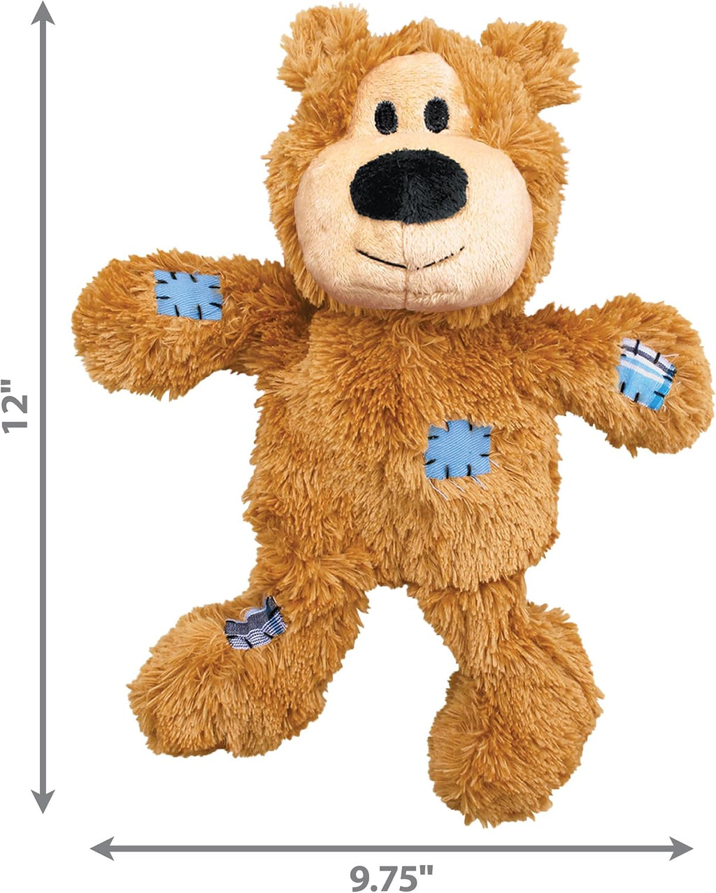 Durable rope skeleton inside KONG Wild Knots Bear dog toy