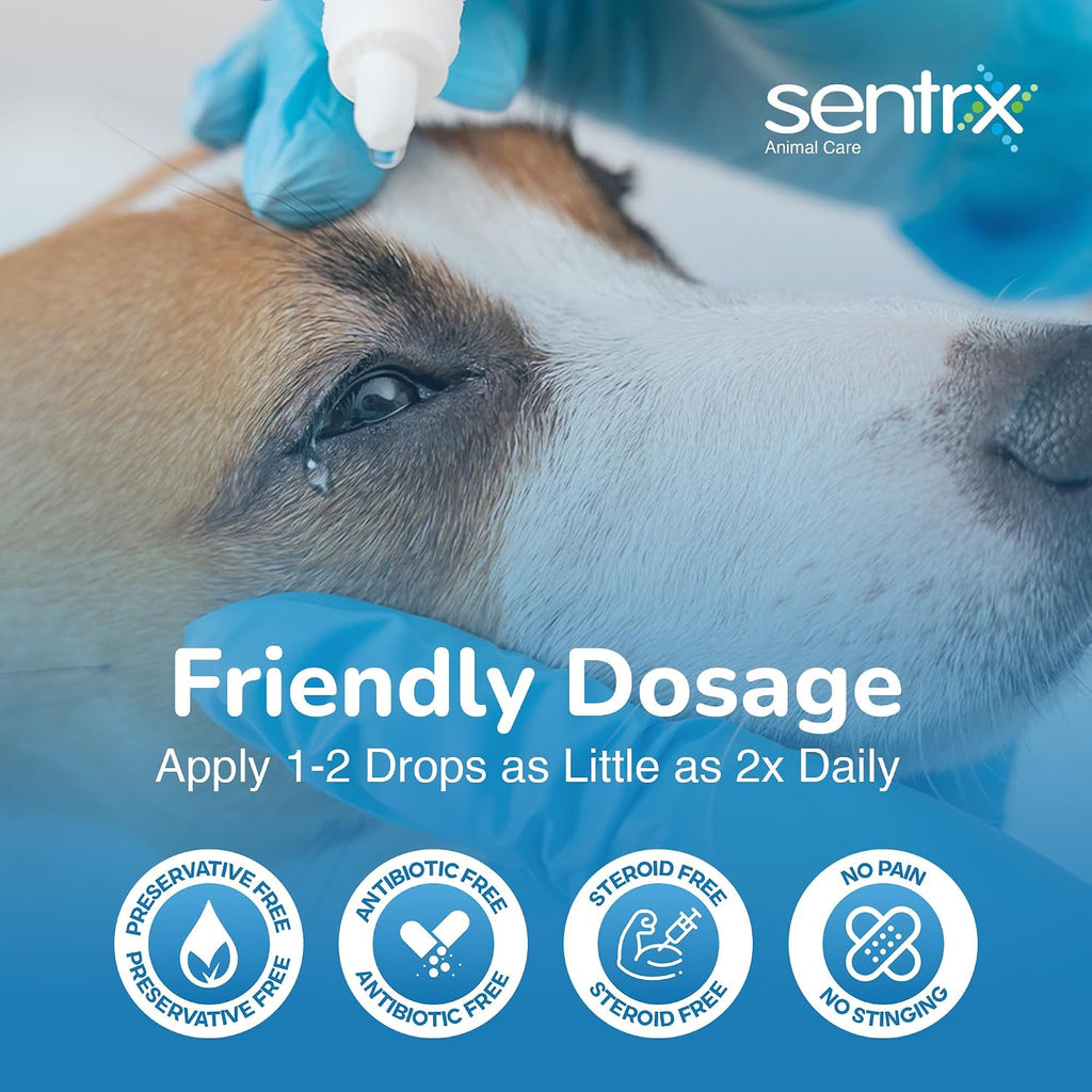 Imported USA pet skincare and eye care solution for dry eye relief