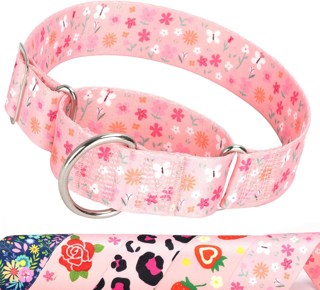 1.5 Inch Wide Dog Collar - No Pull Martingale Collar for Large Dogs, Heavy Duty Adjustable Training Collar for Medium, Large & XL Dogs(Cute Dog L) - Image 12