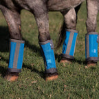 Close-up of the soft neoprene bottom liner on the Professional's Choice horse boot.