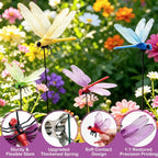 Cushry dragonfly hat clip bug repellent used on a sun hat brim