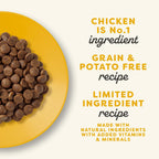 Applaws cat food bag back showing guaranteed analysis