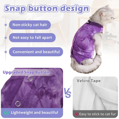 Aiieim protective cat onesie alternative to traditional e collar soft cone