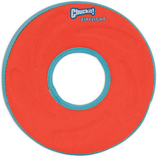 Chuckit Zipflight Amphibious Flying Ring medium front view