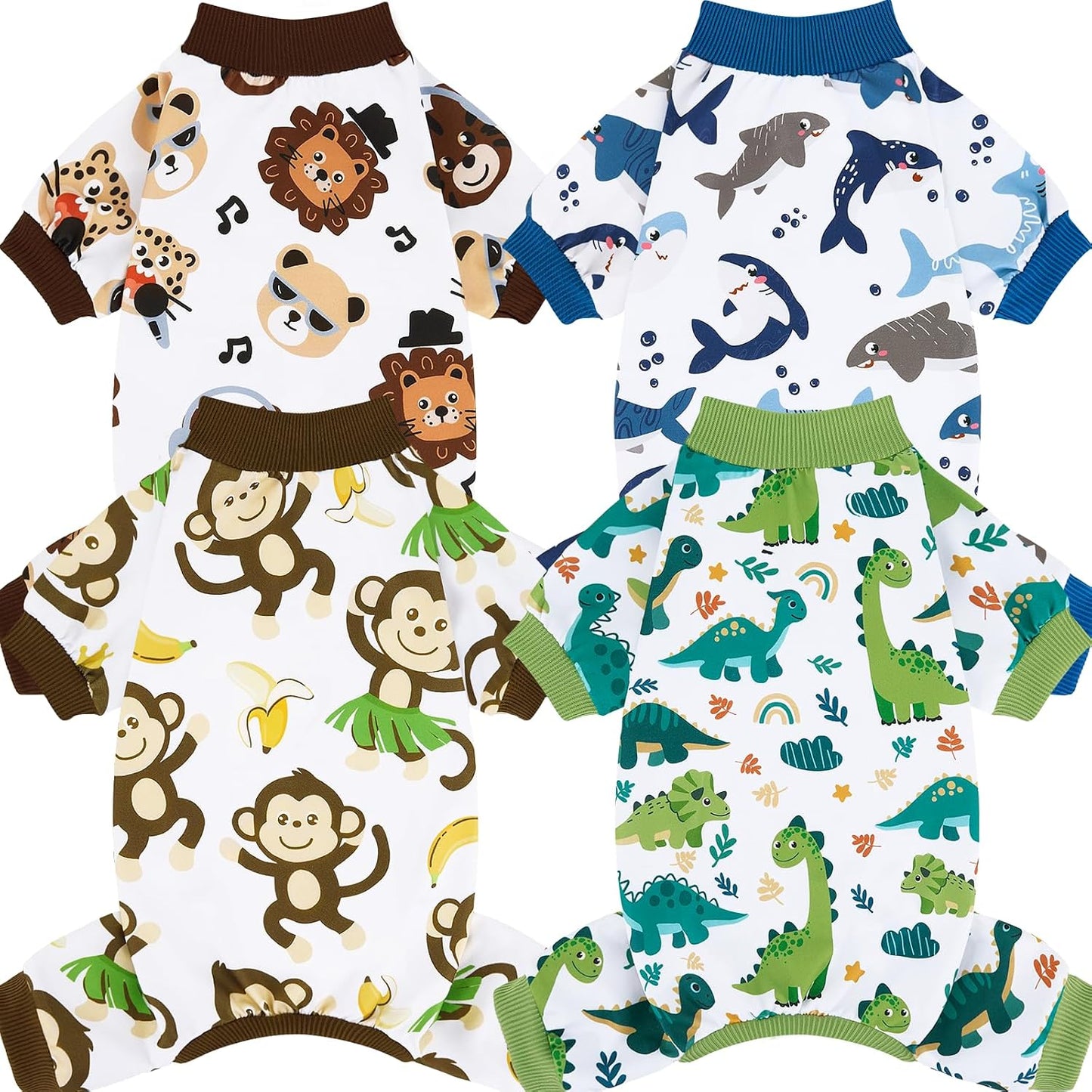 XPUDAC Dog Pajamas Clothes for Small Dogs Boy Girl, Doggie Pjs Puppy Onesies Outfits Pet Clothes for Dog Cat Christmas Pajamas, 4 Styles (Universe, Medium) - Image 10